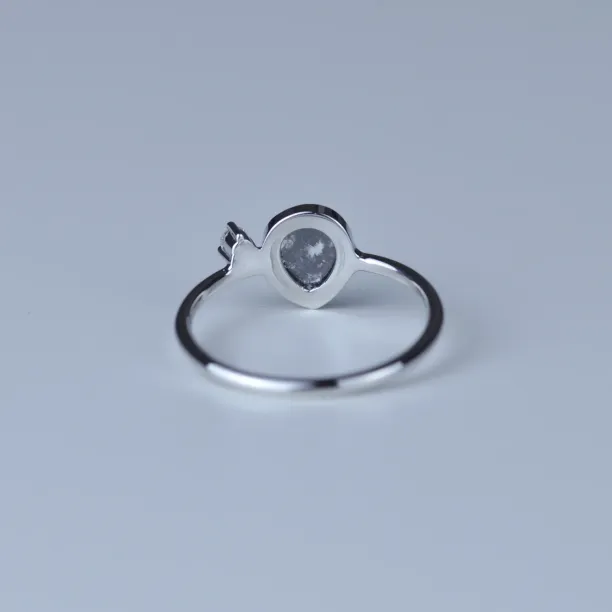 MICHELLE gold ring with salt and pepper diamond 0.6ct Image