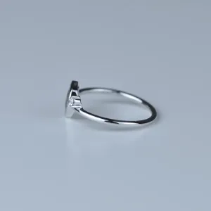 MICHELLE gold ring with salt and pepper diamond 0.6ct Thumbnail