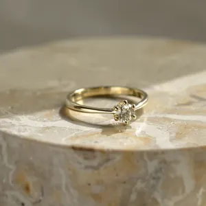 Classic engagement ring with lab-grown diamond STAMO Thumbnail