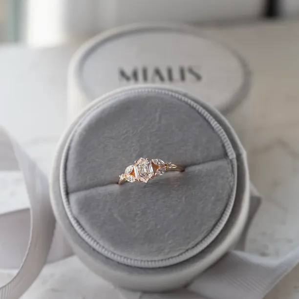 Unique lab-grown diamond engagement ring CAIRA Image