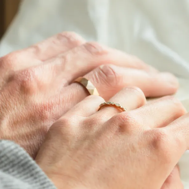 LATI gold diamond wedding rings Image