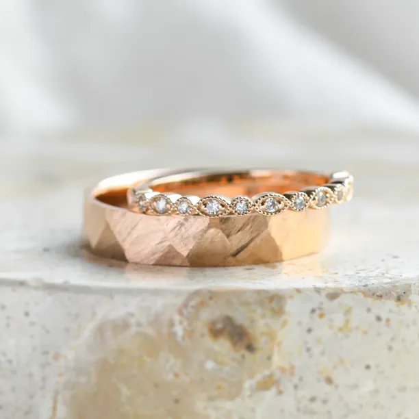 LATI gold diamond wedding rings Image