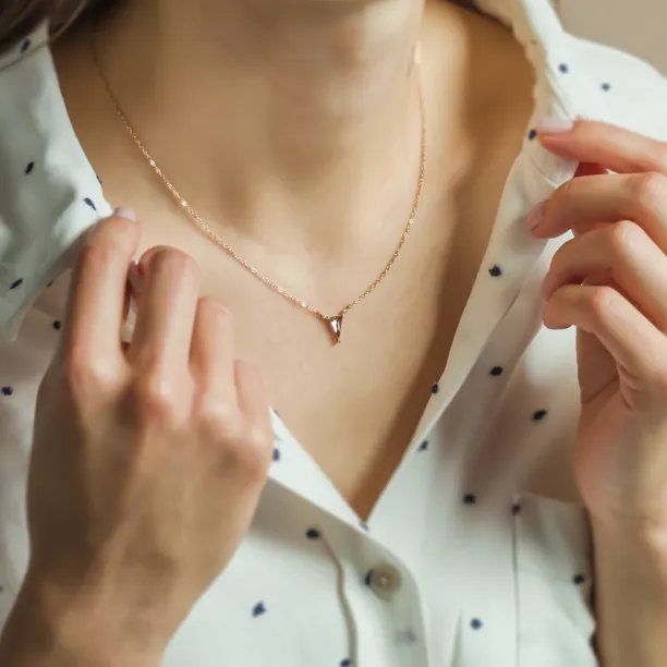 Lab grown brown diamond necklace TIM Image