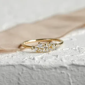 Diamond cluster ring CLARA Thumbnail
