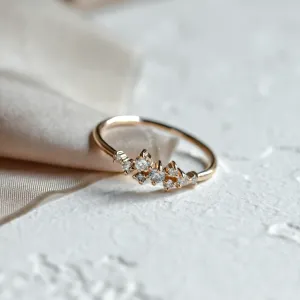 Diamond cluster ring CLARA Thumbnail