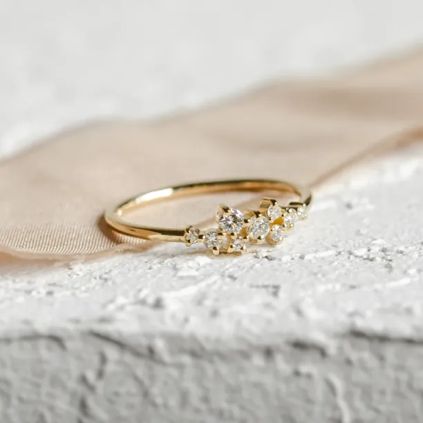Diamond cluster ring CLARA Image