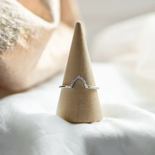 Engagement set of rings with diamonds ASHLEY Image