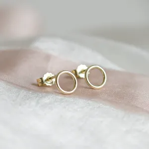 Gold karma earrings USKE Thumbnail