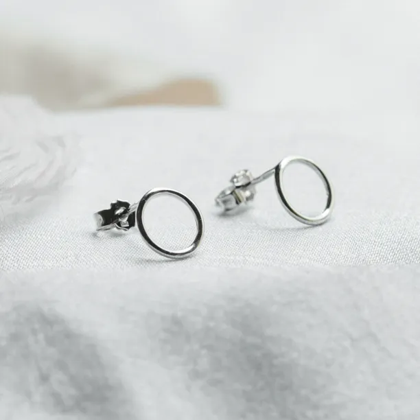 Gold karma earrings USKE Image
