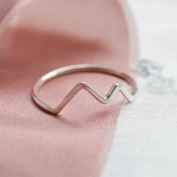 Mountain minimalist ring ALPY Image