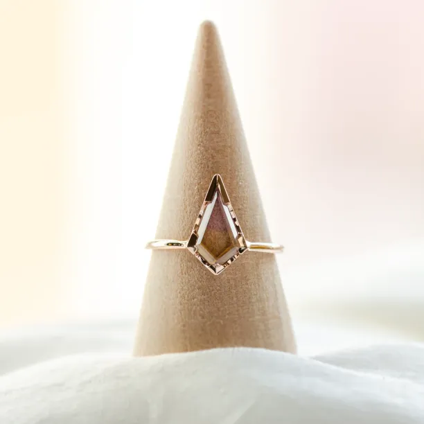 Gold ring with ametrine in kite shape ADELE Image