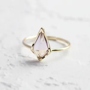 Gold ring with ametrine in kite shape ADELE Thumbnail