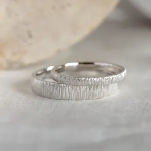 Gold relief wedding rings MIKE Thumbnail
