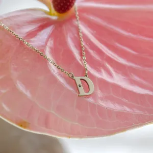 VERTE Name gold diamond pendant Thumbnail