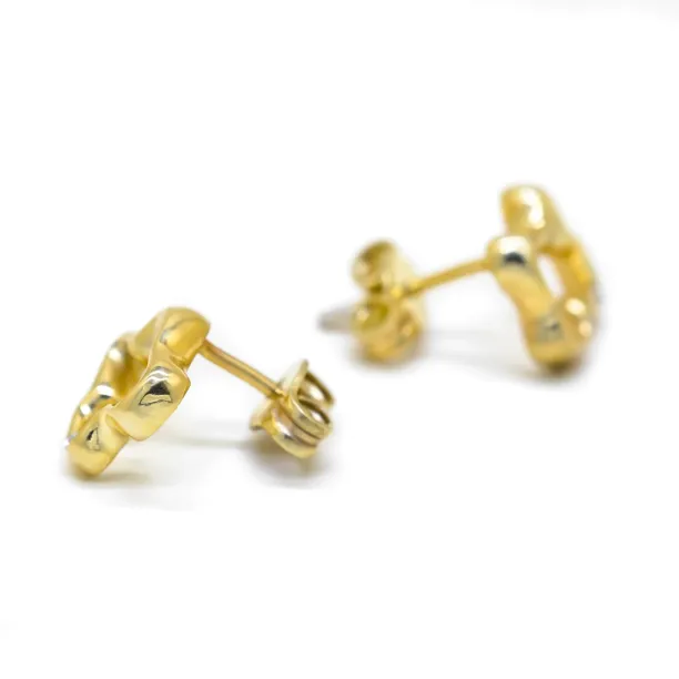 Irregular unique diamond earrings CLAUDINE Image