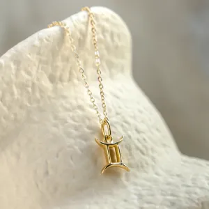 Original diamond necklace GEMINI Thumbnail