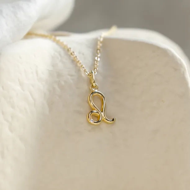Original necklace with diamond LEO Image