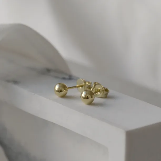 Gold ball earrings ALIANO Image