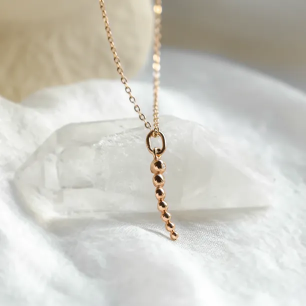 Minimalist diamond necklace CLAUDE Image
