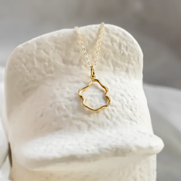 Minimalist diamond necklace DOMINIQUE Image