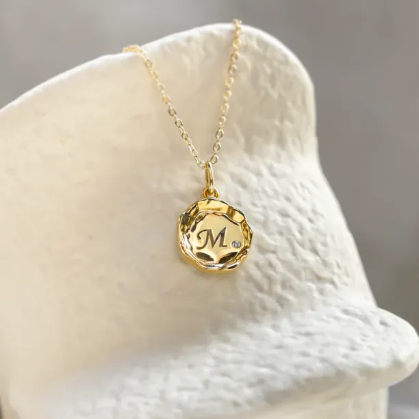 Personalised diamond necklace COLETTE Image