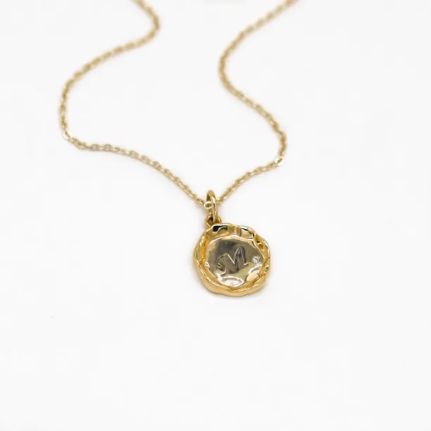 Personalised diamond necklace COLETTE Image