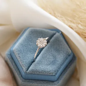 GRAC gold diamond flower shape ring Thumbnail
