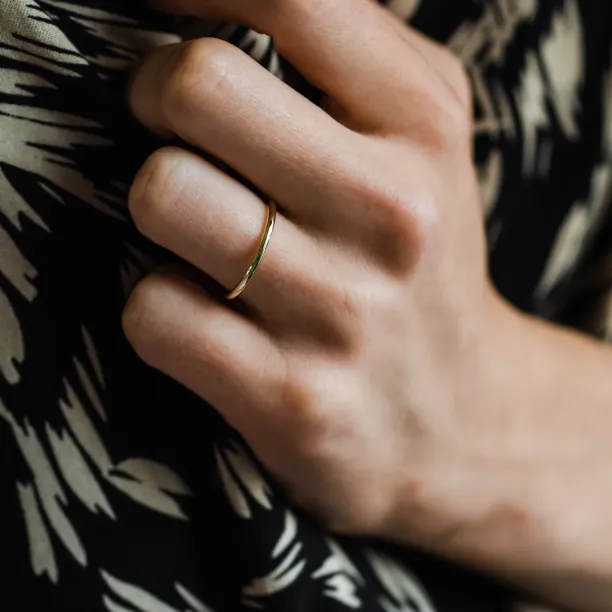 LOBE wedding gold rings Image