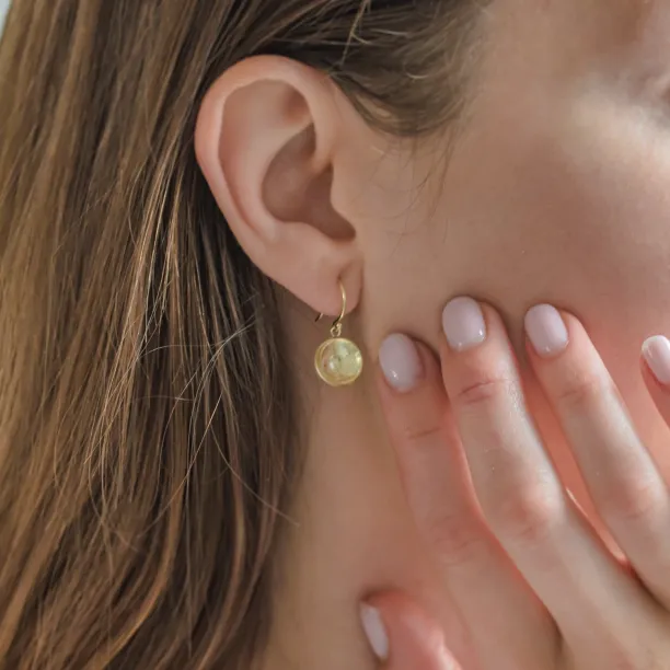 Unique gold earrings BARBARA Image
