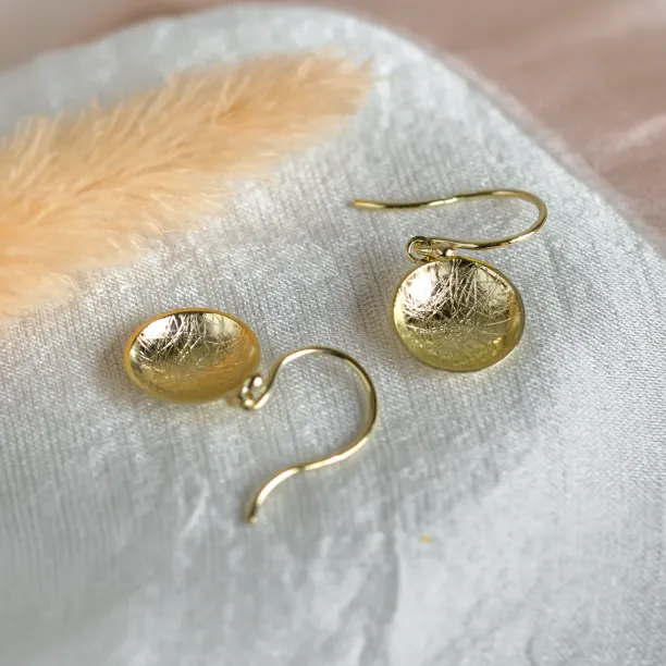 Unique gold earrings BARBARA Image