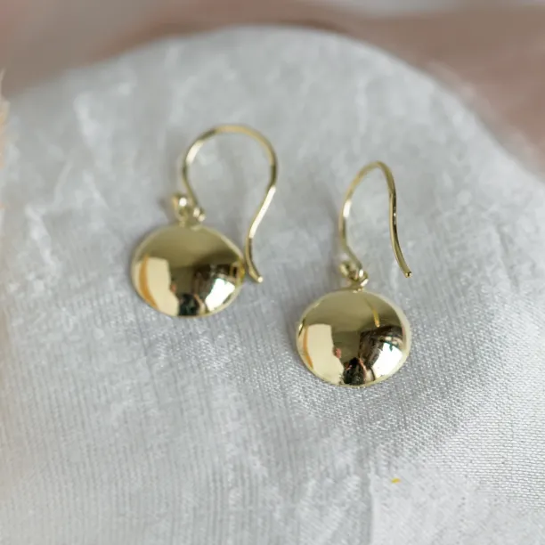 Unique gold earrings BARBARA Image