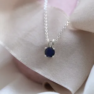 Gold pendant with blue saphire EFEMER Thumbnail