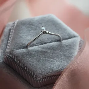 Fine gold ring with diamonds JANIS Thumbnail
