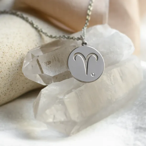 Diamond pendant with a sign of zodiac ZODI Image