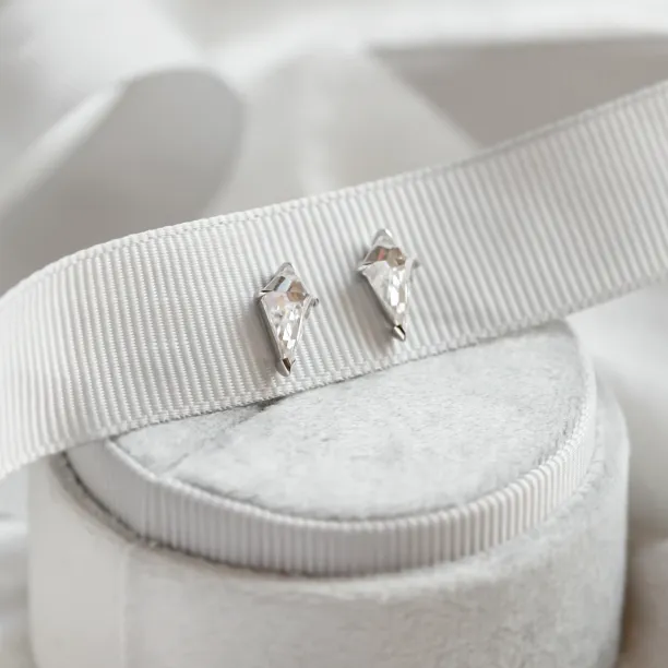 Gold kite moissanite earrings DANE Image