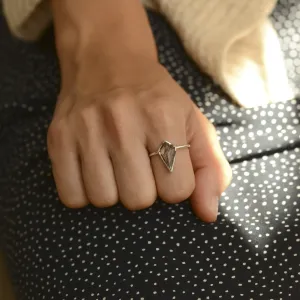 Gold ring set with quartz BUNO Thumbnail