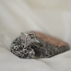 Gold ring set with quartz BUNO Thumbnail