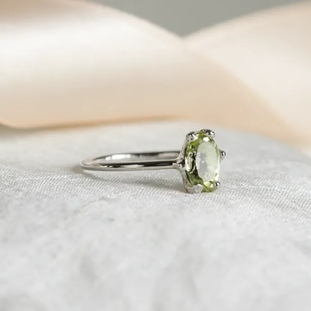 Gold ring with lemon quartz SORRENTO Image