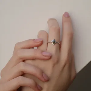 ERICA gold diamond ring in an authentic cut