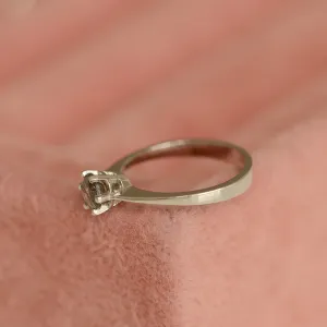 Gold ring with rutile quartz FLORA Thumbnail