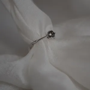 Gold ring with rutile quartz FLORA Thumbnail