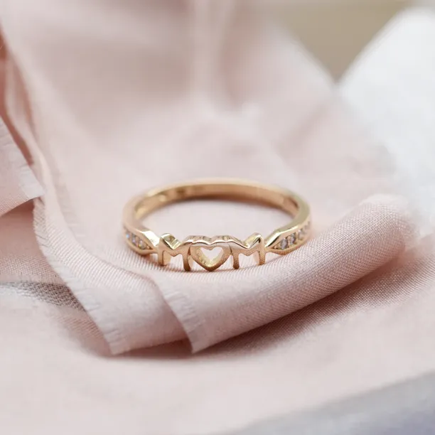 HAVME gold diamond dress ring for young mummies and mothers-to-be Image