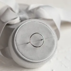 Minimalistic gold ring with the circle NORE Thumbnail