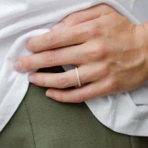 Vintage eternity lab-grown diamond ring HELENE Thumbnail