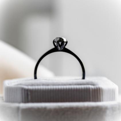 Black Rhodium vs. Black Gold: Understanding Dark Wedding Rings