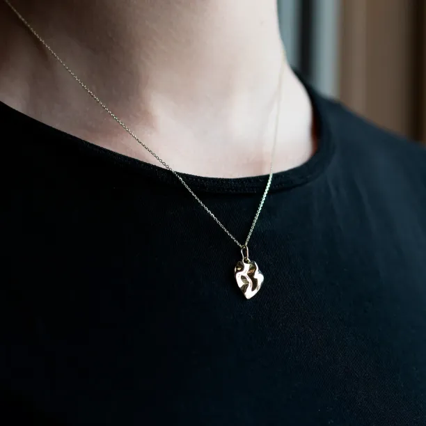Original heartshaped necklace MARGUERITE Image