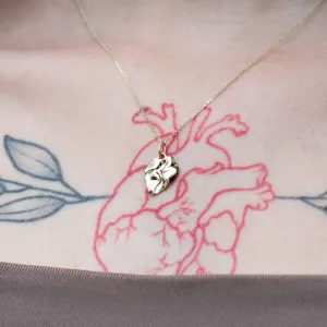 Original heartshaped necklace MARGUERITE Thumbnail