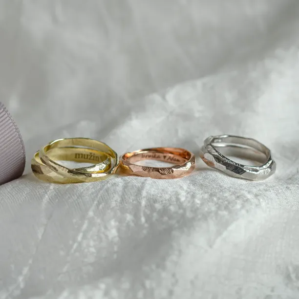 Atypical wedding rings GOLI Image