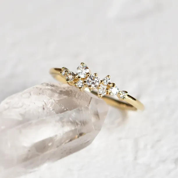 Diamond cluster ring CLARA Image