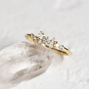 Diamond cluster ring CLARA Thumbnail